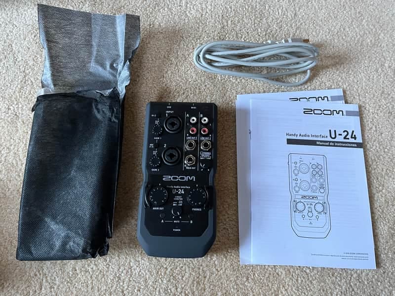 Zoom U-24 Handy USB Audio Interface 2010s - Black