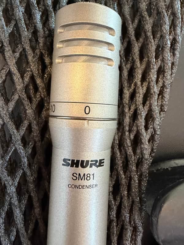 Shure SM81-LC PHM 12- 48VDC 150 OHMs 2017 - Nickel / Grey Metal