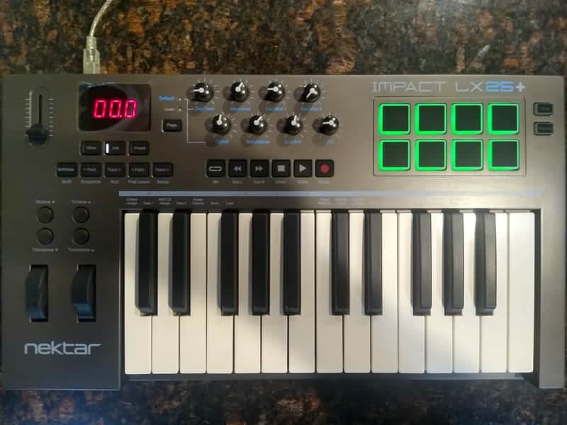 Nektar Impact LX25+ USB MIDI Keyboard Controller