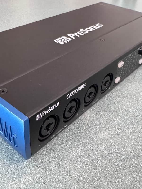 PreSonus Studio 1810C 18x8 USB-C Audio / MIDI Interface 2019 - Present - Black