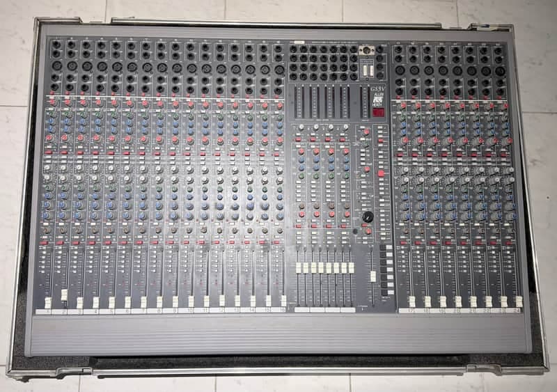 Allen & Heath GS3-V 24 Channel Analog 8 Bus Mixer w/ Power & Flight Case