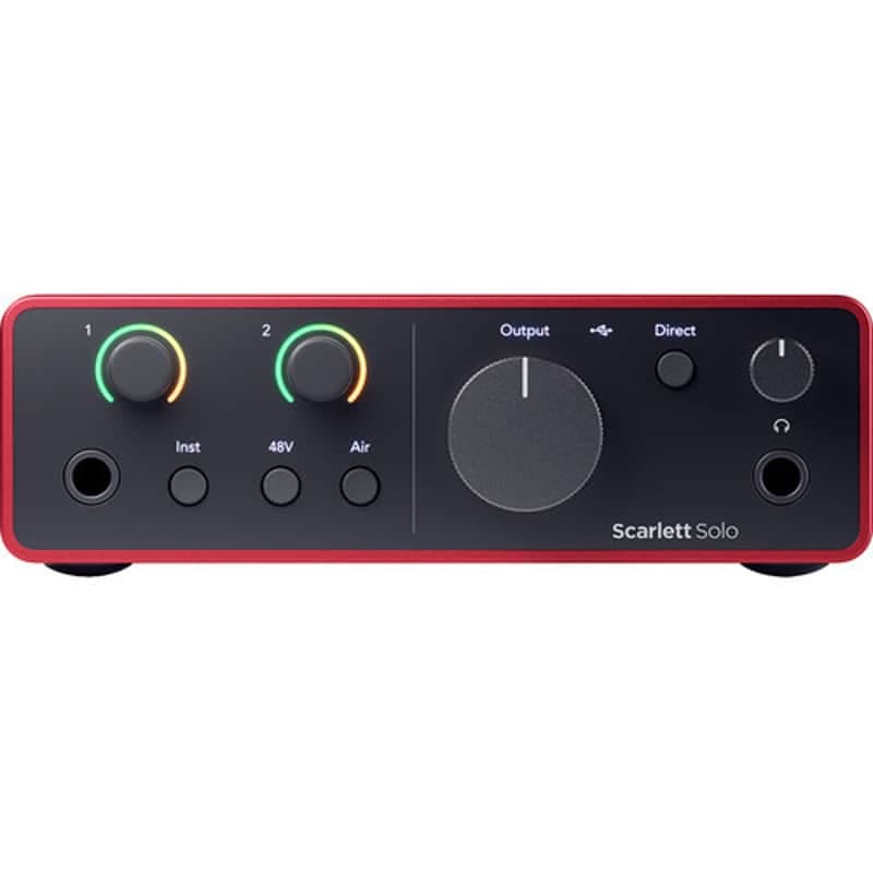 Mint Focusrite - Scarlett Solo - USB-C Audio Interface - 4th Generation (AMS-SCARLETT-SOLO-4G)