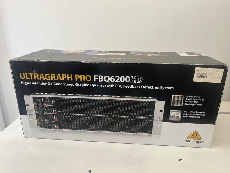 Behringer Ultragraph Pro FBQ6200HD High-Definition 31-Band Stereo Graphic EQ 2015 - Present - Standard