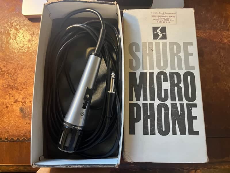 Vintage Shure 515SB Unidyne B Dynamic Microphone with Box