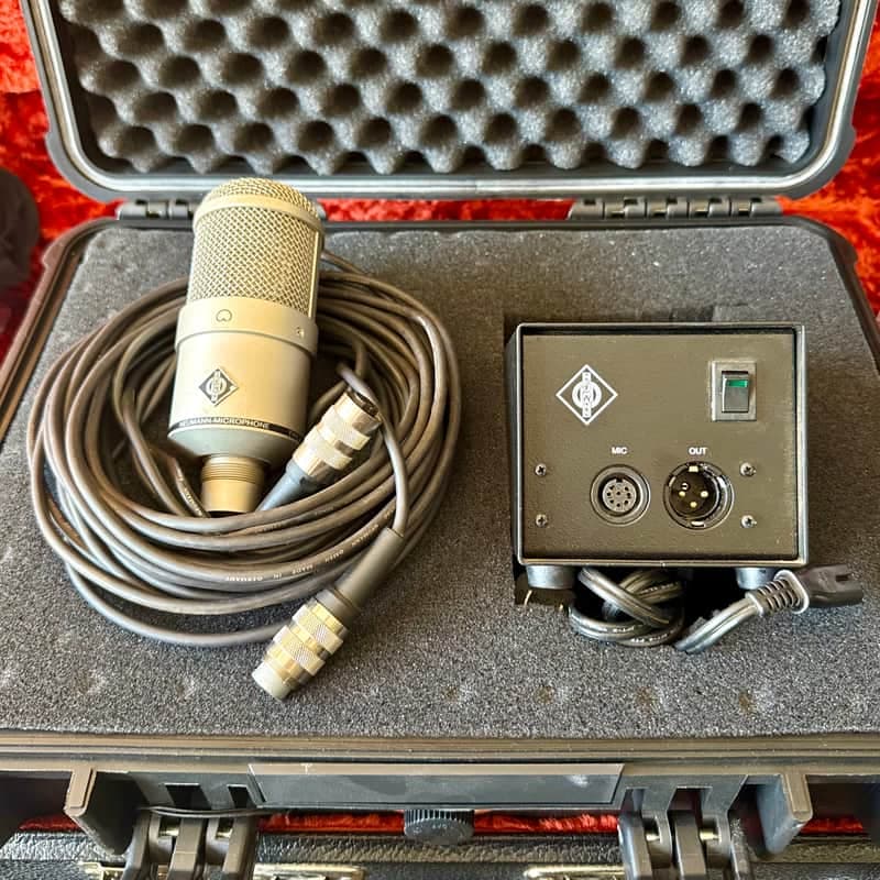Neumann M147 cardioid tube condenser microphone - Nickel original Germany M-147