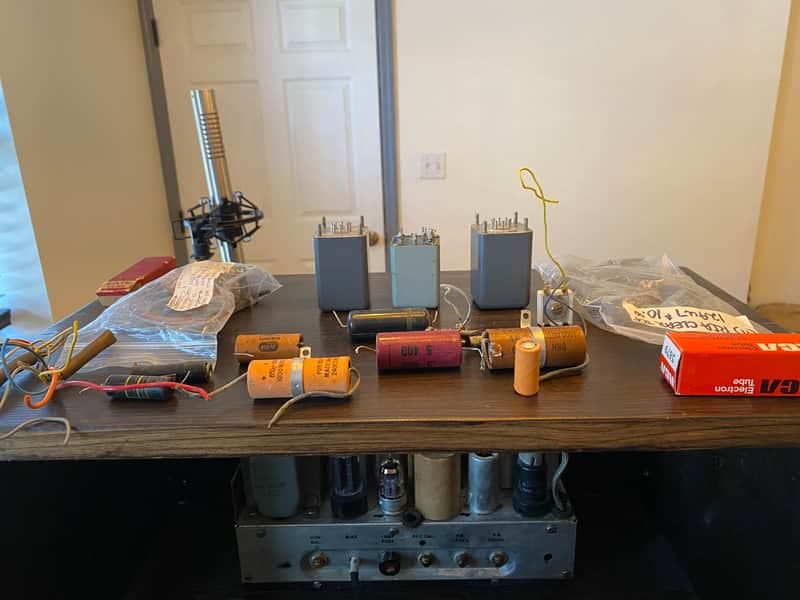 UTC, ADC, RCA Vintage Transformers, Caps, Resistors, Circuits (1950s)