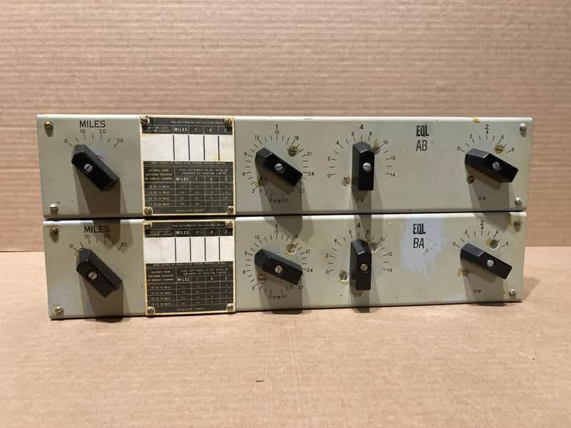 Western Electric Matched Pair 1945 Equalizers ES-800315-L3