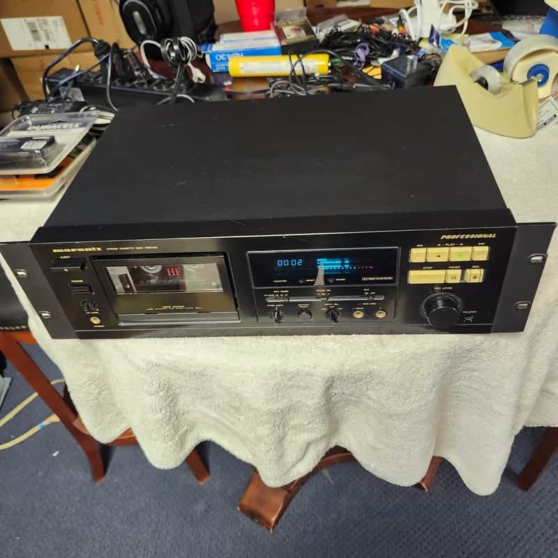 Rebuilt Marantz PMD502U Professional Stereo Cassette Deck.