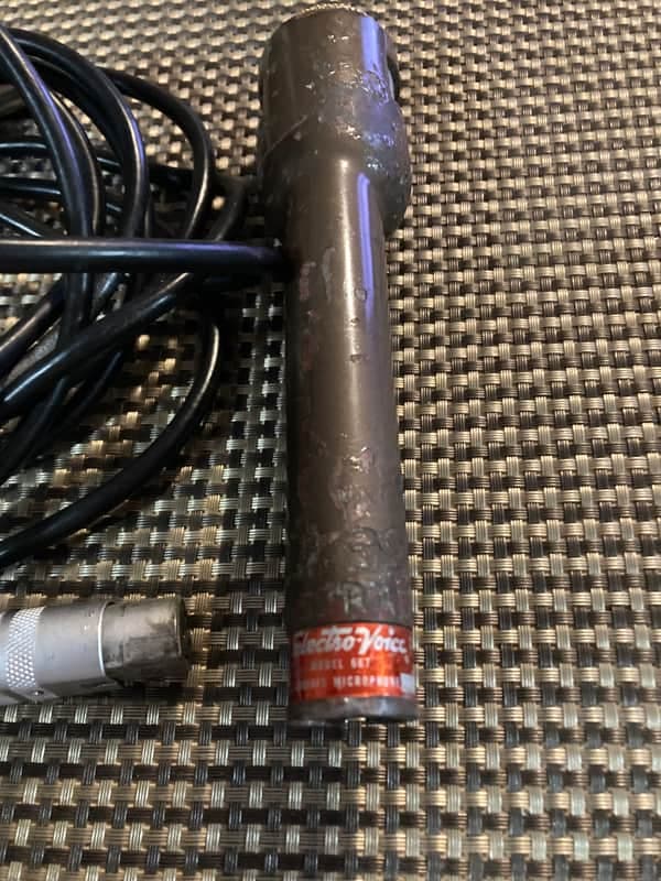 RARE! EV Electro Voice 667 Microphone like 666 USA 1960’s w/ Cable