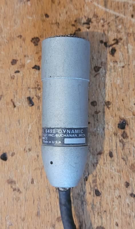 Vintage Electrovoice 649B Guitar Vocal Drum Recording Broadcast Microphone Mic