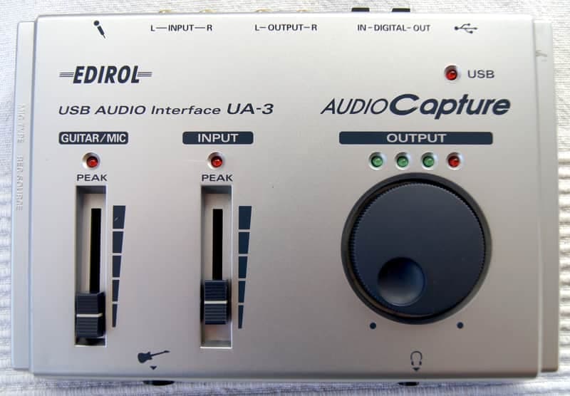 USB AUDIO INTERFACE EDIROL UA-3
