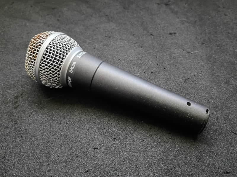 Shure SM58 Handheld Cardioid Dynamic Microphone 1984 - Present MIM Good Condition