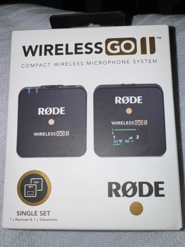 RODE Wireless GO II Compact Wireless Microphone System 2021 - Present - Black