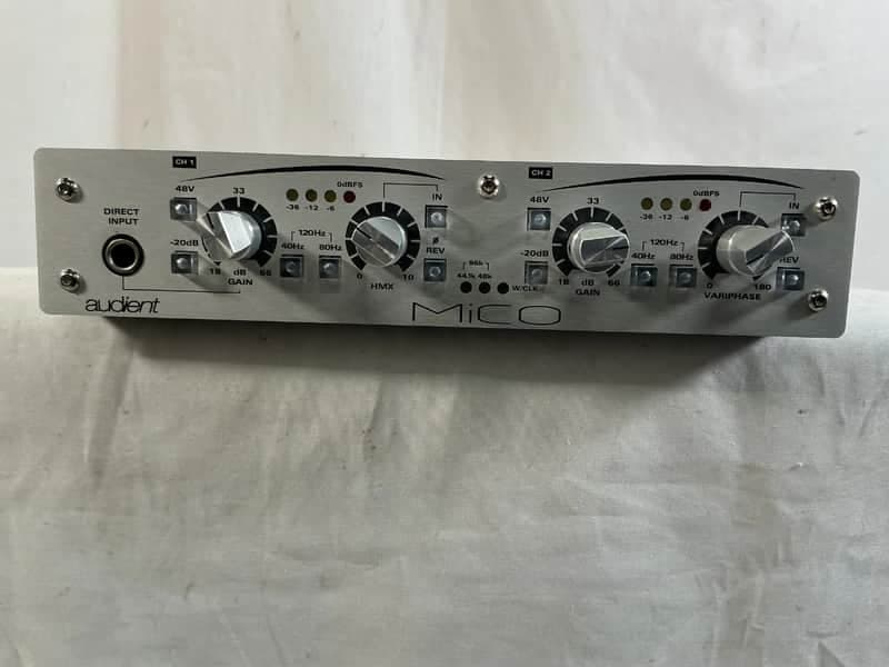 Audient Mico 2-Channel Microphone Preamp with A/D Converter 2010s - Silver
