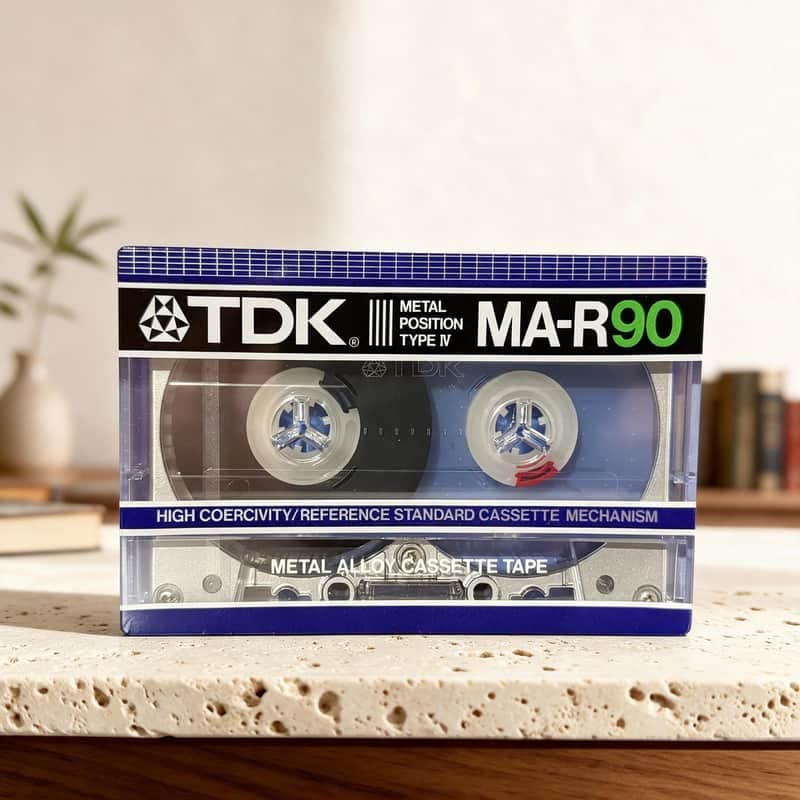 TDK MA-R 90 Rare Vintage MINT Blank Audio Cassette Tape Metal Type IV Warranty