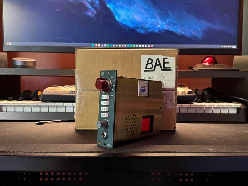 BAE 1073MPL 500 Series Mic / Line Preamp Module 2010s Blue