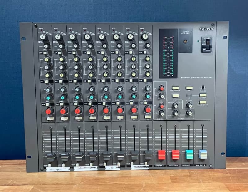 Sony MXP290 8-Channel Audio Mixer Vintage Professional Broadcast