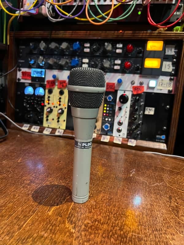 Electro-Voice PL80 Handheld Supercardioid Dynamic Microphone 1980s - Grey