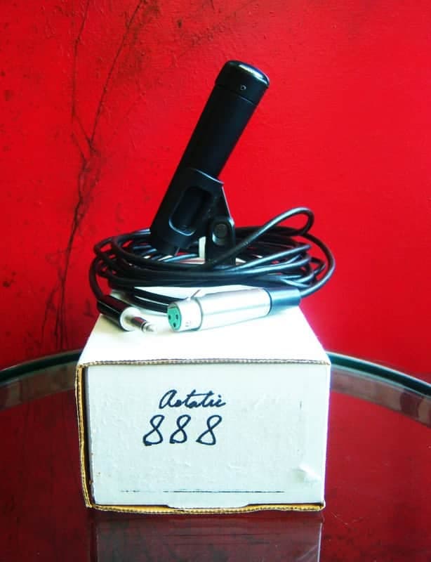Vintage RARE 1950's Astatic "Tempo" 888 dynamic omni-directional microphone dual Z w accessories 788 988