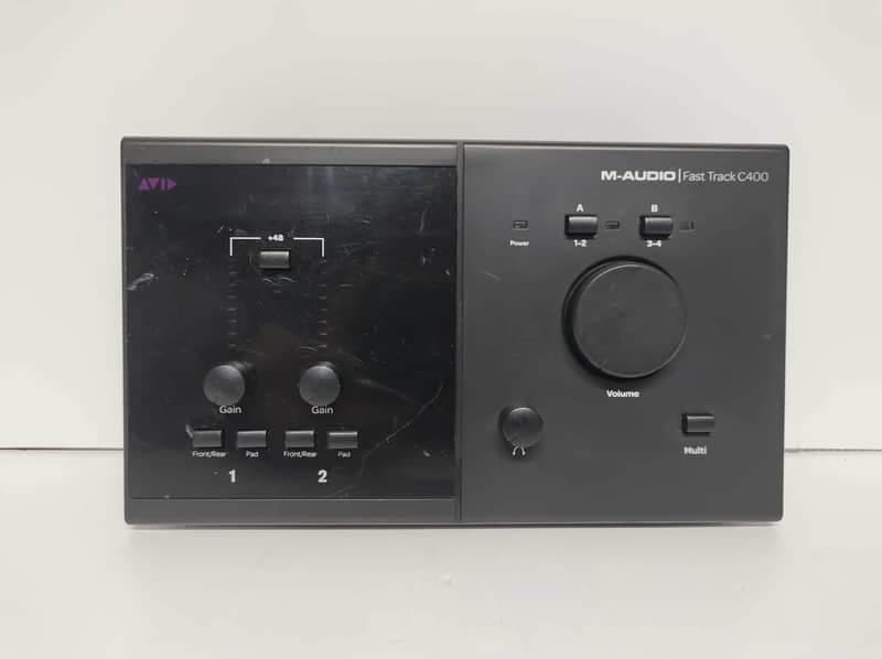 M-Audio Fast Track C400 USB Audio Interface 2010s - Black