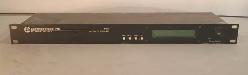 Lectrosonics EQ 1 EQ1 Automatic Equalizer Rack Mount Pro Audio EQ LecNet RS232