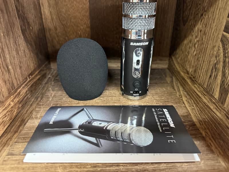 Samson Satellite Multipattern USB/iOS in box Condenser Microphone 2019 - 2020 - Black
