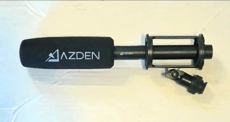 Azden SGM-250 Shotgun Microphone (dual power) with Hot Shoe Camera Shock Mount - (Make OFFER!)