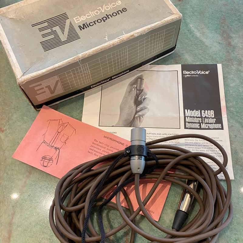Electro Voice 649B - Vintage Lavalier Microphone