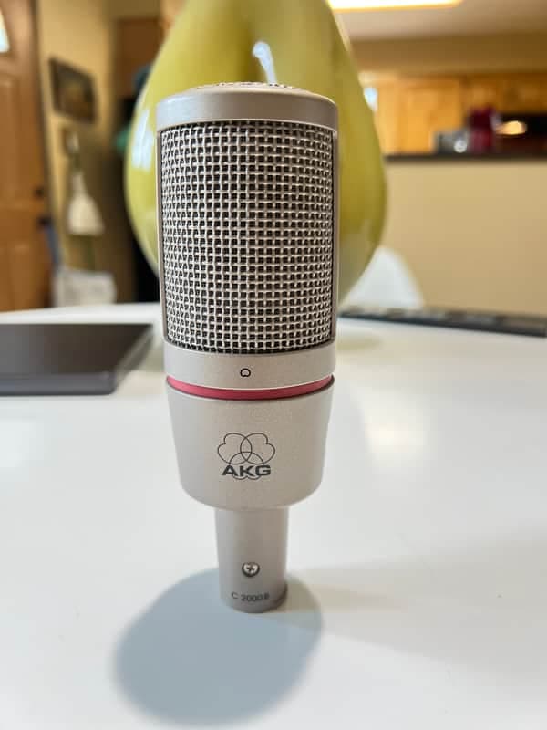 AKG C2000B Large condensor microphone.