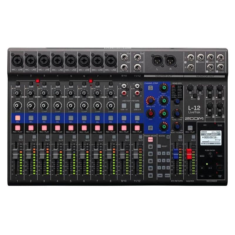 Zoom LiveTrak L-12 12-Channel Digital Mixer and Recorder Restock Deal