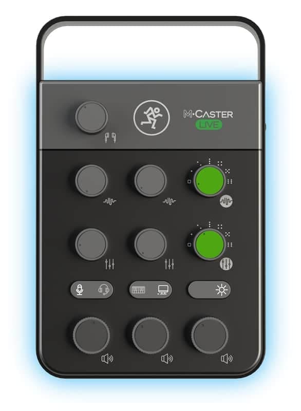 Mackie M Caster Live Streaming Podcasting Portable Smartphone/USB FX Mixer