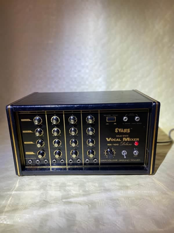 Evans Vocal Mixer MA-100 Deluxe serviced (recaped!) 60s