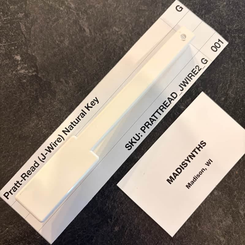 ORIGINAL Pratt Read Replacement G Key (J-Wire Keybeds) for ARP 2500/2600, Moog Minimoog, Oberheim OBX/OBXa/OB8, Sequential Prophet-5/10, PPG Wave 2.2, EML 500, and more