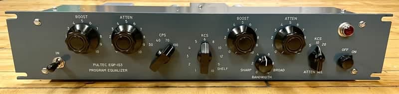 Pultec EQP-1S3 Tube Program Equalizer - Pulse Techniques