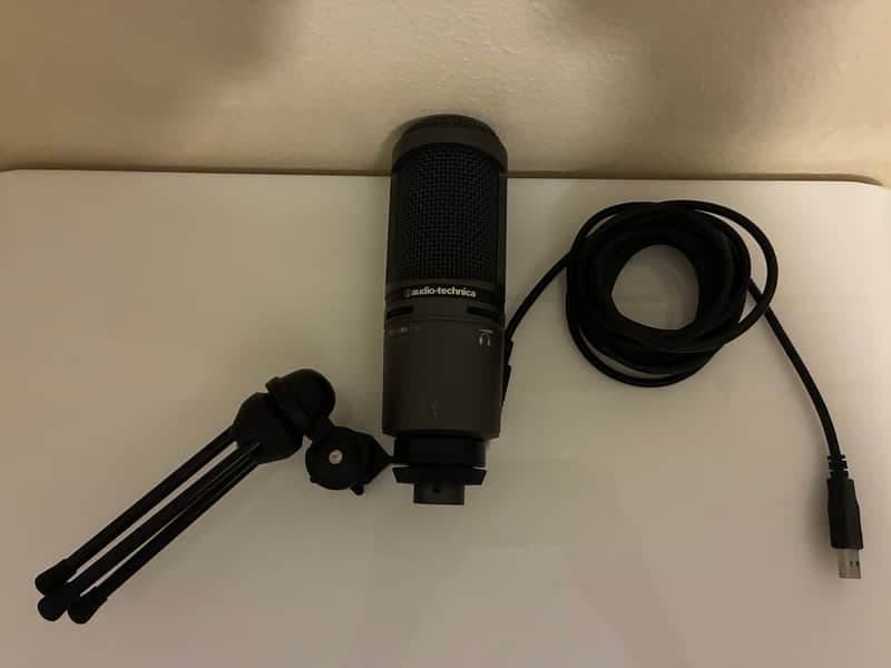 Audio-Technica AT2020 USB+ with usb cable and stand