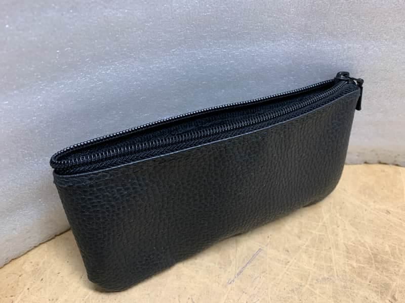 SOFT PLEATHER ZIPPERED MICROPHONE POUCH- MAKE OFFER!