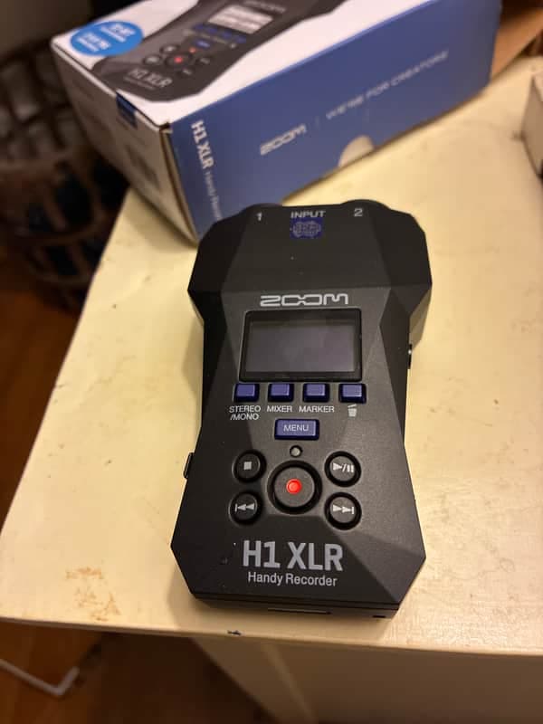 Zoom H1 XLR recorder unused