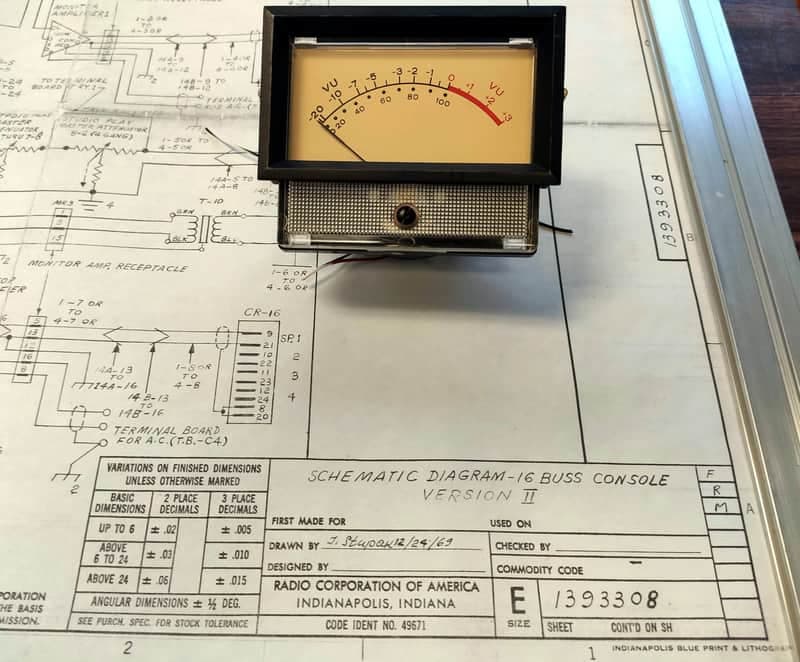 API RCA Weston Meter