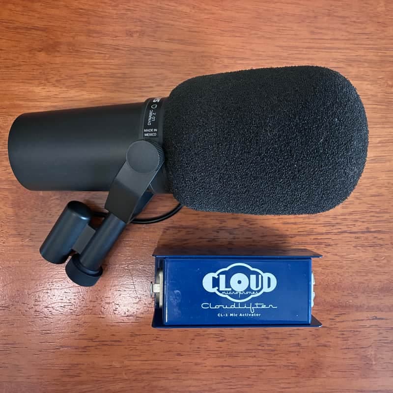 Shure SM7B Dynamic Microphone + CL-1 Cloudlifter Mic Preamp