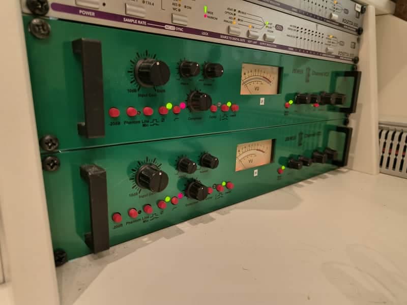 Joemeek VC2 Tube Channel Strip 2000s - Green (stereo set)