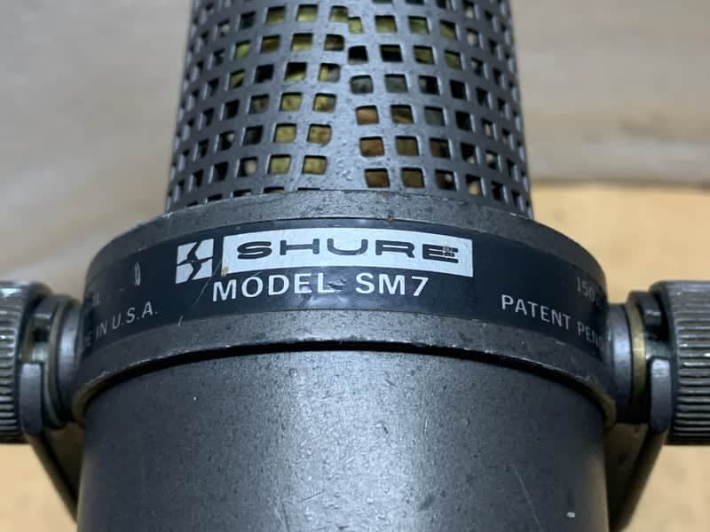 SHURE SM7 USA MICROPHONE- ORIGINAL 70'S/'80'S RARE! CLASSIC! VINTAGE! MAKE OFFER!