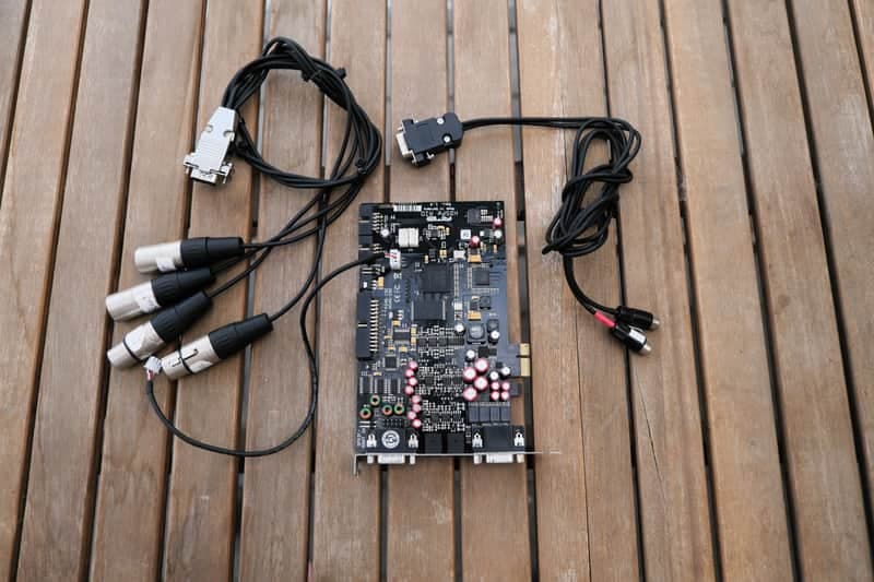 RME HDSPe AIO PCIe Audio Interface Card with additional cables