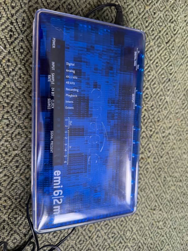 Emagic usb emi 2/6 interface Emi 2/6 Esrly 2000 - Blue