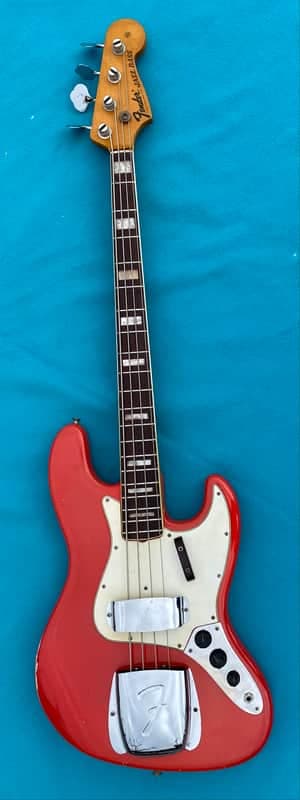 Fender Jazz Bass 1968 - Fiesta Red - Custom Color