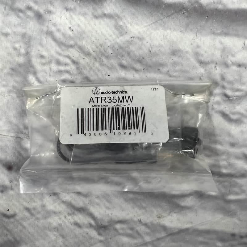 Audio Technica ATR35MW Mini Omni Condenser Lavalier Microphone