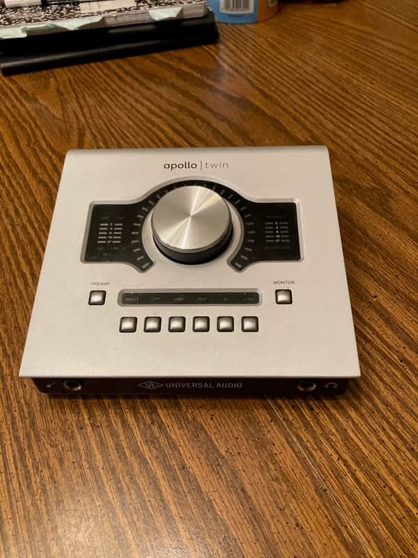 Universal Audio Apollo Twin DUO Thunderbolt TB2 Audio Interface 2010s - Silver