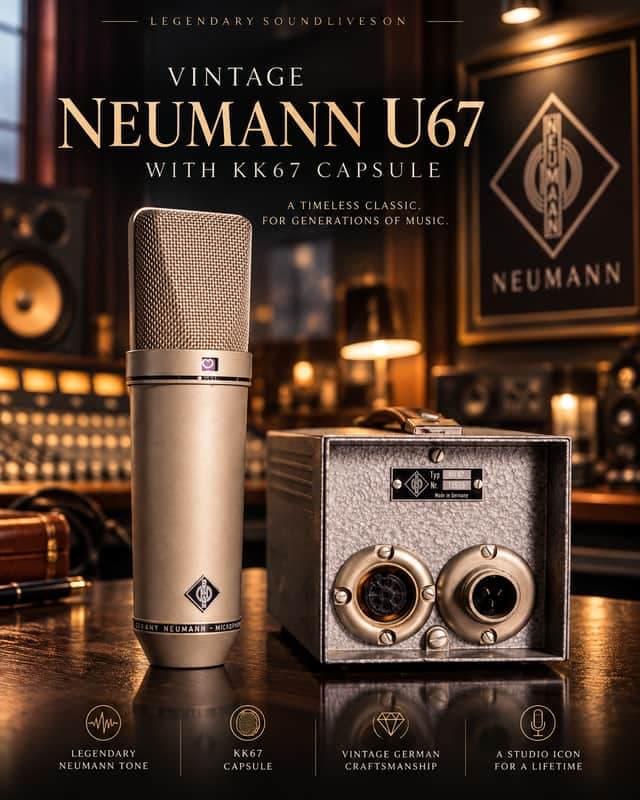 Neumann U67 with KK67 Capsule vintage Excellent