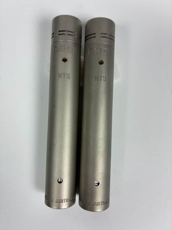 RODE NT5 Small Diaphragm Cardioid Condenser Microphone Stereo Pair - With Protective Case