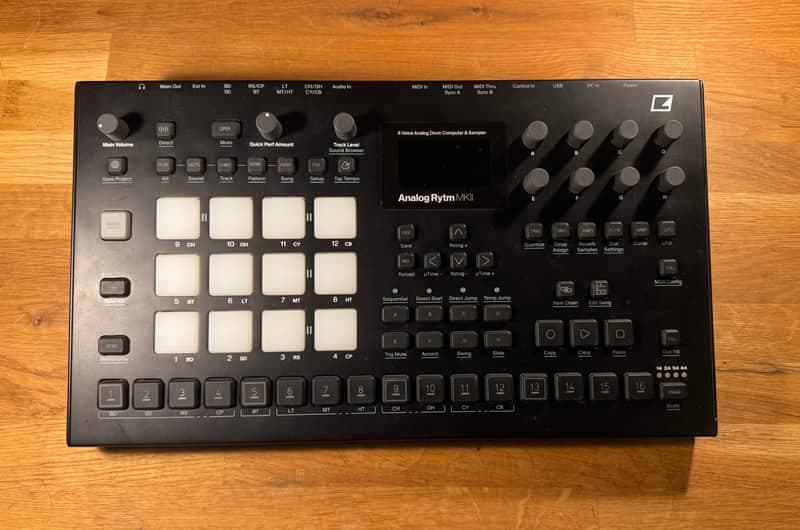 Elektron Analog Rytm MkII 2020 - Black