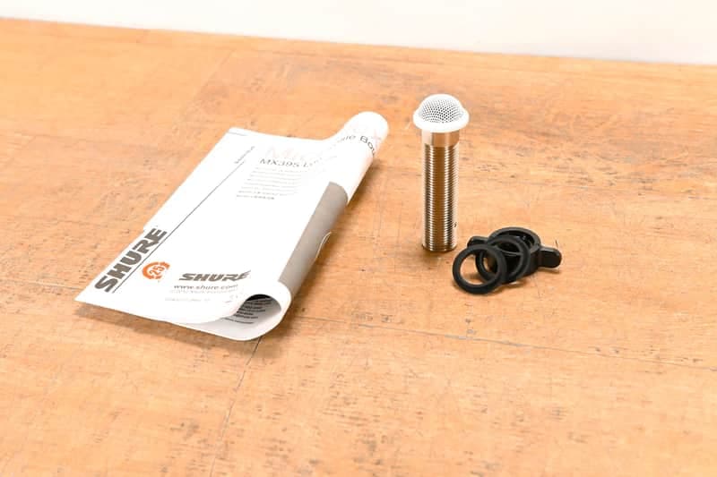 Shure MX395W/O Microflex Low Profile Boundary Microphone CG01SV5